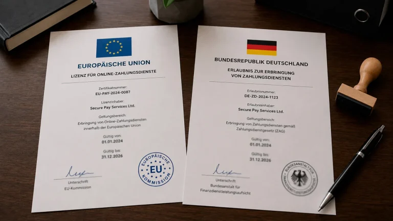 Vergleich EU-Lizenz und GGL-Lizenz für Paysafecard-Casinos in Deutschland